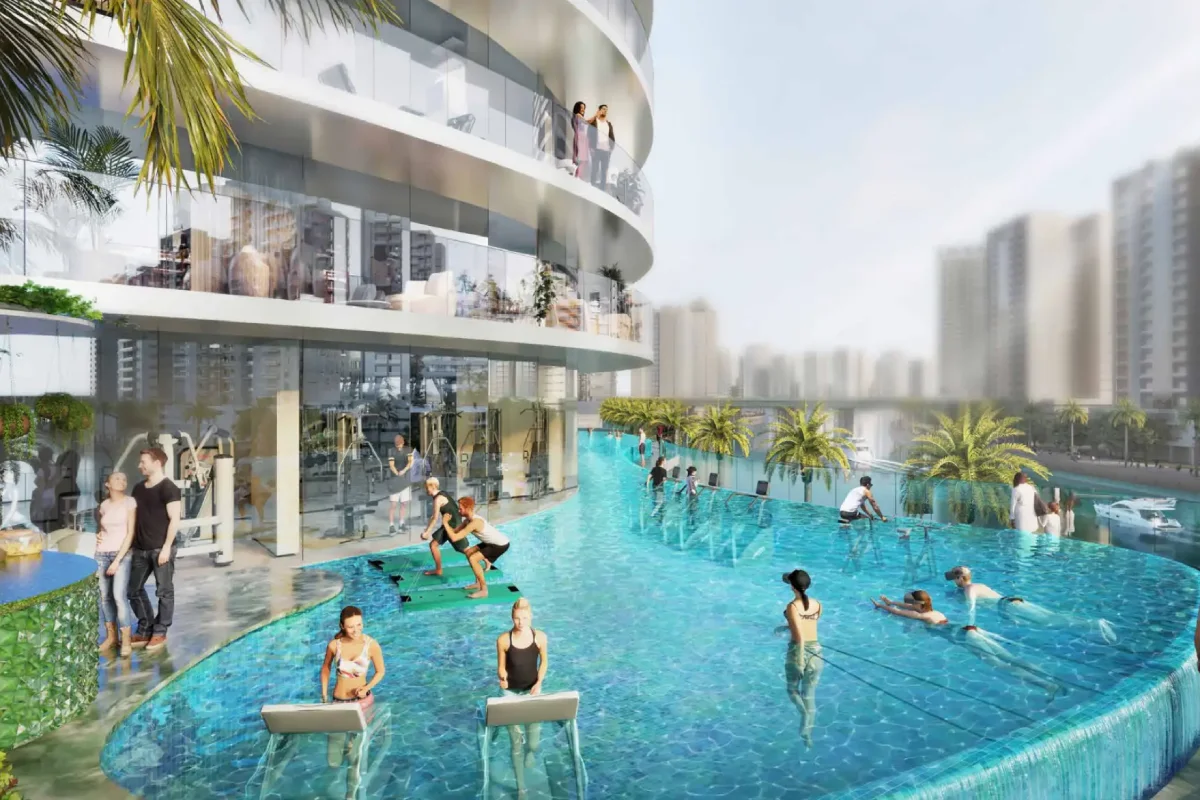 Canal Crown is a celestial realm that offers a stunning collection of studio, 1, 2, 3 and 4 Luxury Bedroom apartments Developing by Damac