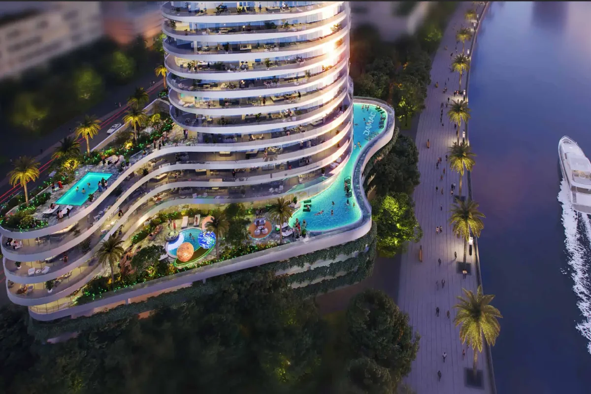Canal Crown is a celestial realm that offers a stunning collection of studio, 1, 2, 3 and 4 Luxury Bedroom apartments Developing by Damac
