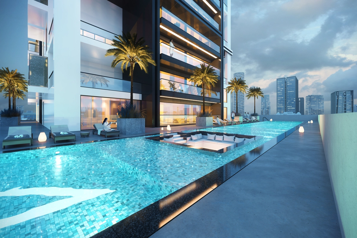 Discover opulent living at Binghatti Gardenia in Jumeirah Village Circle. Contemporary design, stunning views, and a perfect blend of luxury and convenience 