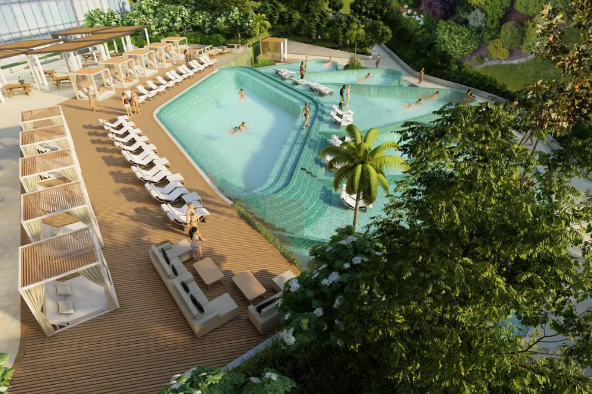 Experience luxury living at 320 Riverside Crescent, Sobha Hartland 2. Waterfront apartments by Sobha Group offer stunning views, top amenities