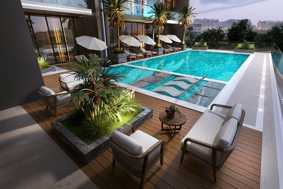 Experience modern living at Binghatti Lavender in Jumeirah Village Circle. Luxury apartments with contemporary design, amenities, and easy access to Dubai's key