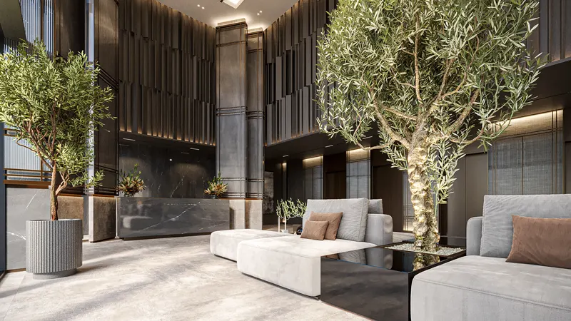 One Park Central is a modern residential tower standing 23 stories tall, offering a range of meticulously designed 1, 2, and 3-bedroom apartments.