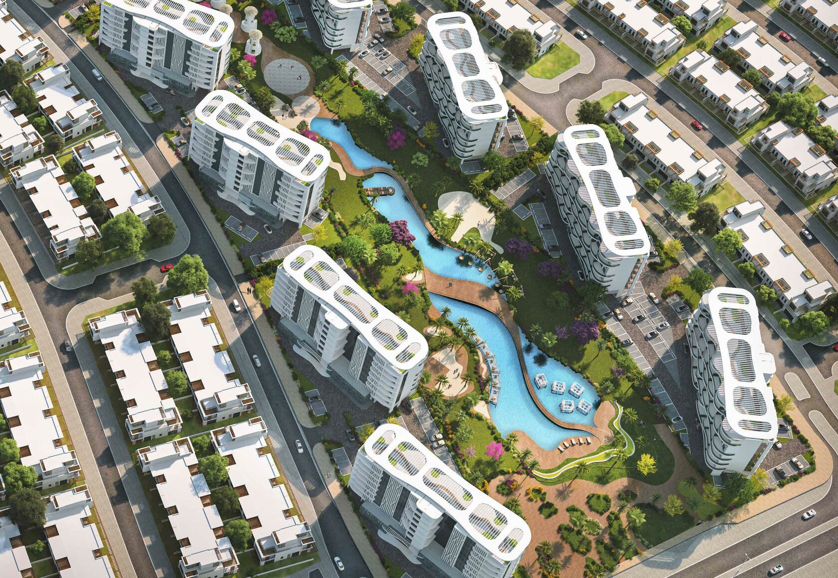 Invest in the high-class residences with top-notch build quality and soothing ambiance in Golf city, Dubai. The best community to live with your family- DAMAC!