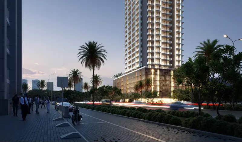 Discover the pinnacle of luxury and comfort at the Fifth Tower a true beacon of luxury with an innovative facade. Explore the apartments more!