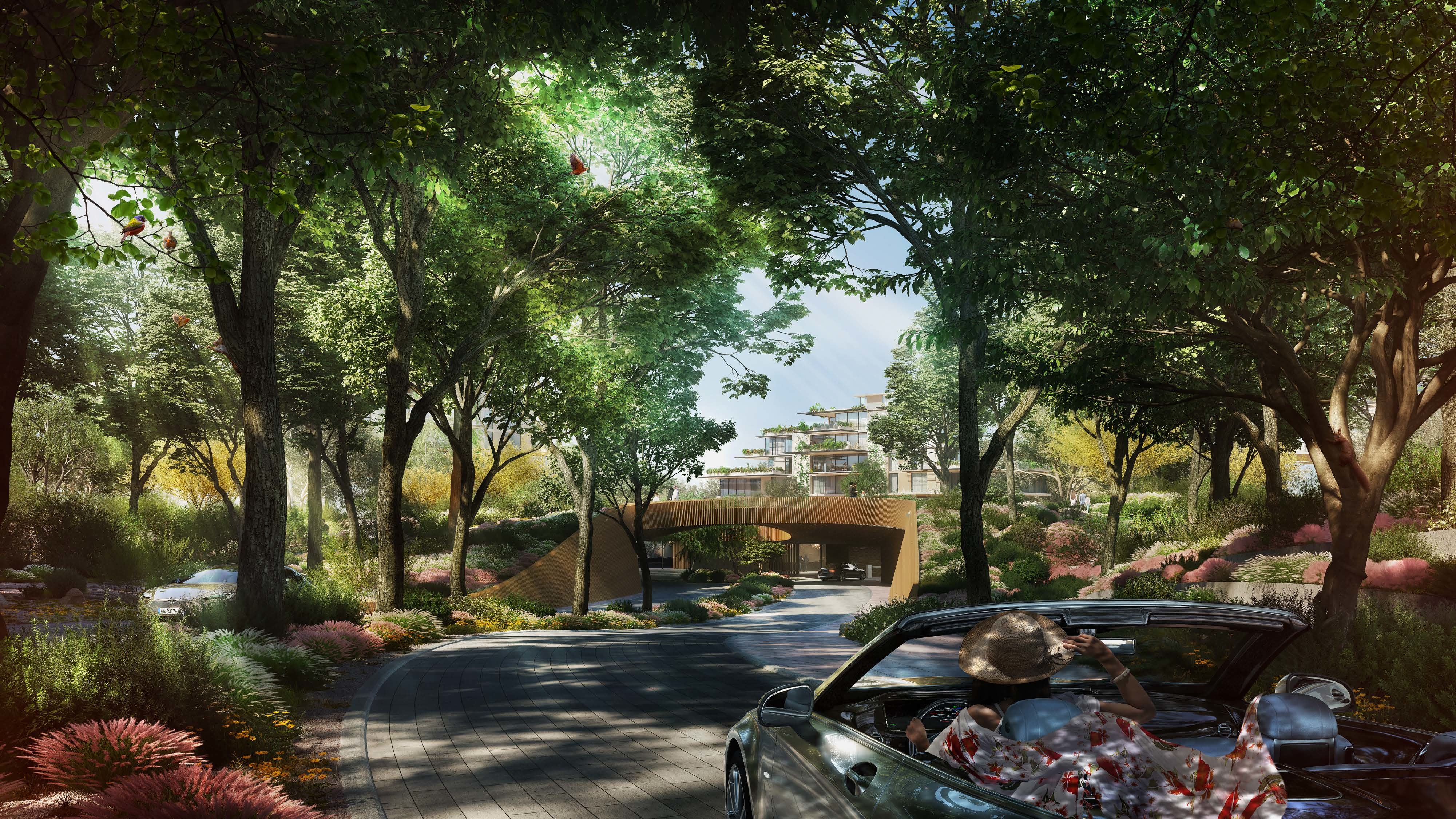 Ghaf Woods after Tilal Al Ghaf by Majid Al Futtaim. 1-3BR apartments and penthouses in Dubai's forest living. Starting at AED 1.2M with a 60/40 payment plan