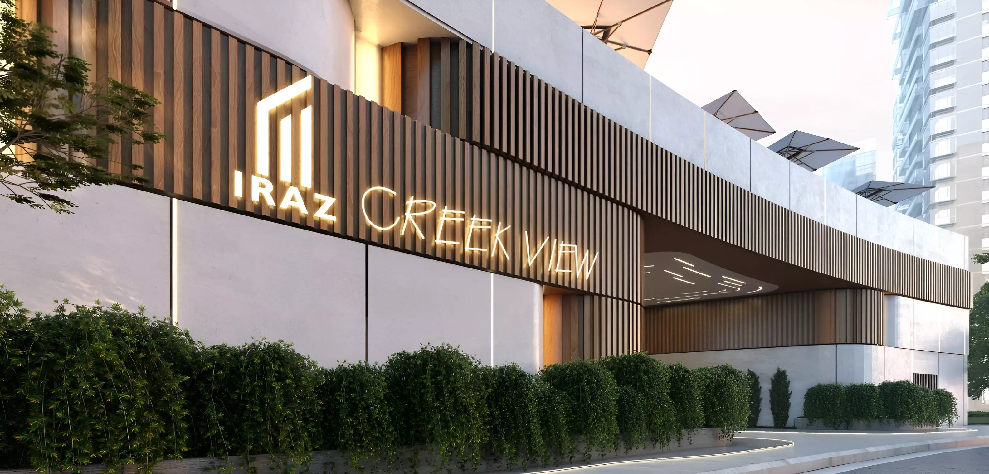 Creek View by Iraz offers stunning studios, 1-2 bedroom apartments, and 4-bedroom penthouses that are meticulously designed for the residents seeking luxury.