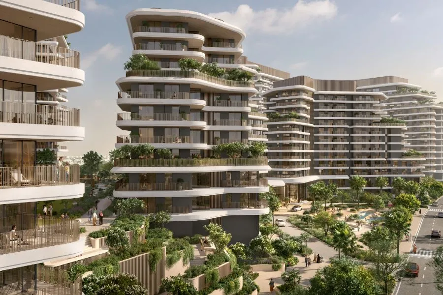 Book your home in Verdes by Haven in Dubailand, a balanced neighborhood for a thriving community. Equipped with smart home features & lush green landscapes.
