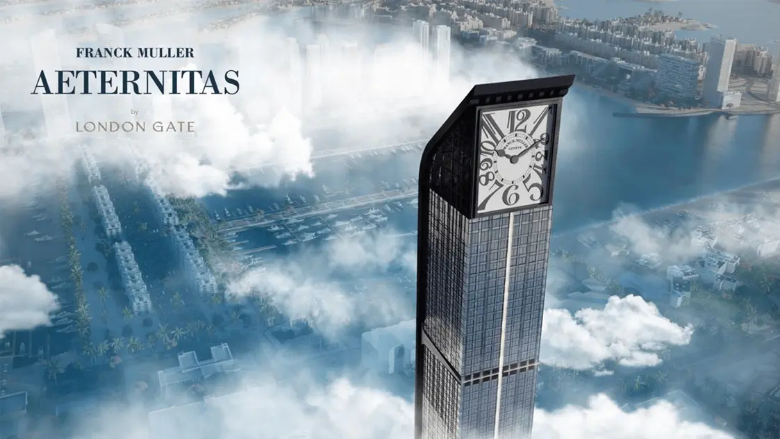Franck Muller Aeternitas by London Gate, A skyscraper is positioned to represent luxury, style, and an enduring legacy. 1-3 BR Apartments with Flexible Payment