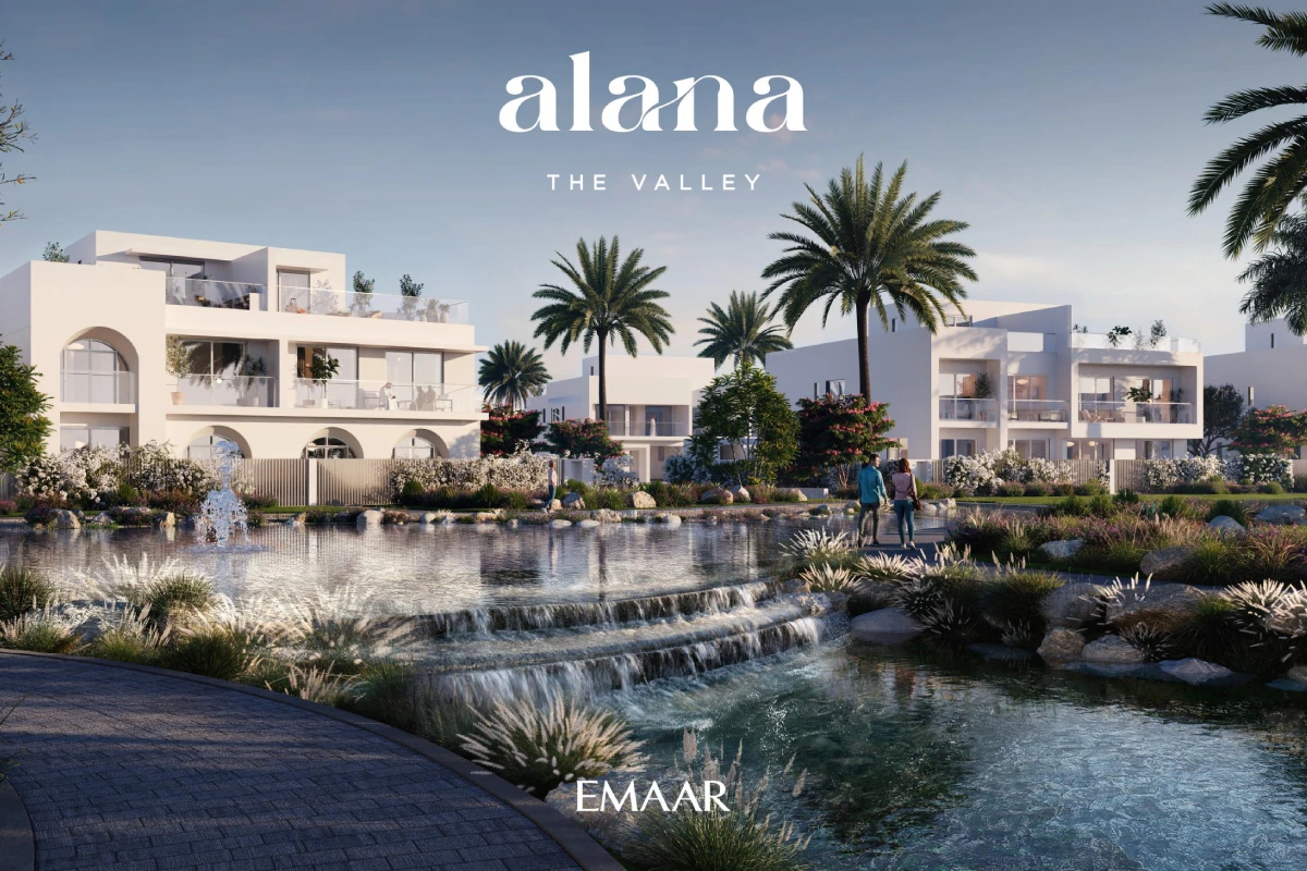 Experience luxury living at Alana in The Valley, Dubai. Emaar's waterfront villas offer sophistication and tranquility in a prime location.