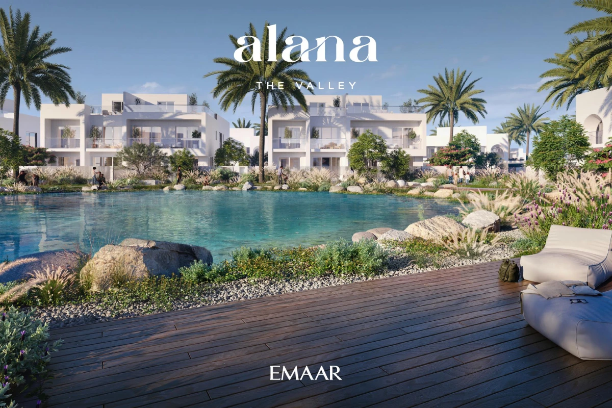 Experience luxury living at Alana in The Valley, Dubai. Emaar's waterfront villas offer sophistication and tranquility in a prime location.