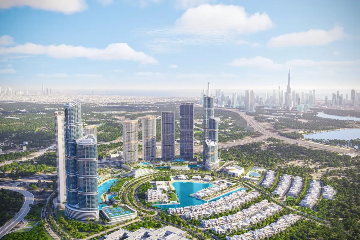 Discover luxury apartments at 310 Riverside Crescent in Dubai. 1, 1.5, & 2-bedroom units starting at AED 1.49M. Handover in April 2028. Explore your dream home 