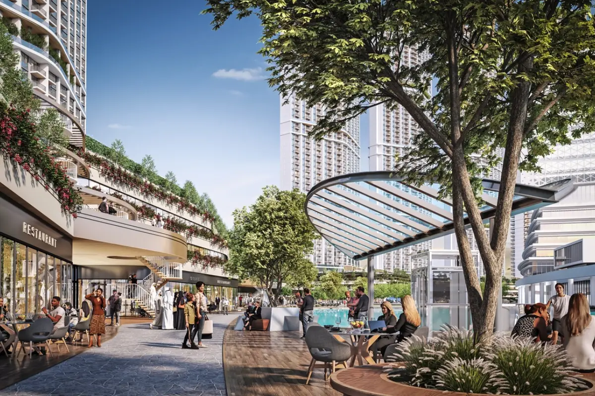 Discover luxury apartments at 310 Riverside Crescent in Dubai. 1, 1.5, & 2-bedroom units starting at AED 1.49M. Handover in April 2028. Explore your dream home 