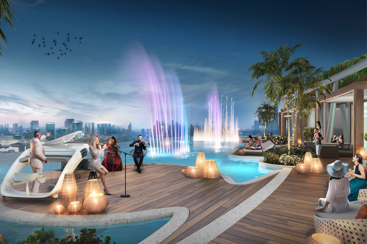 Designed by the world-famous fashion house Cavalli and offers residents a living experience that combines fashion and luxury. in Dubai Harbour