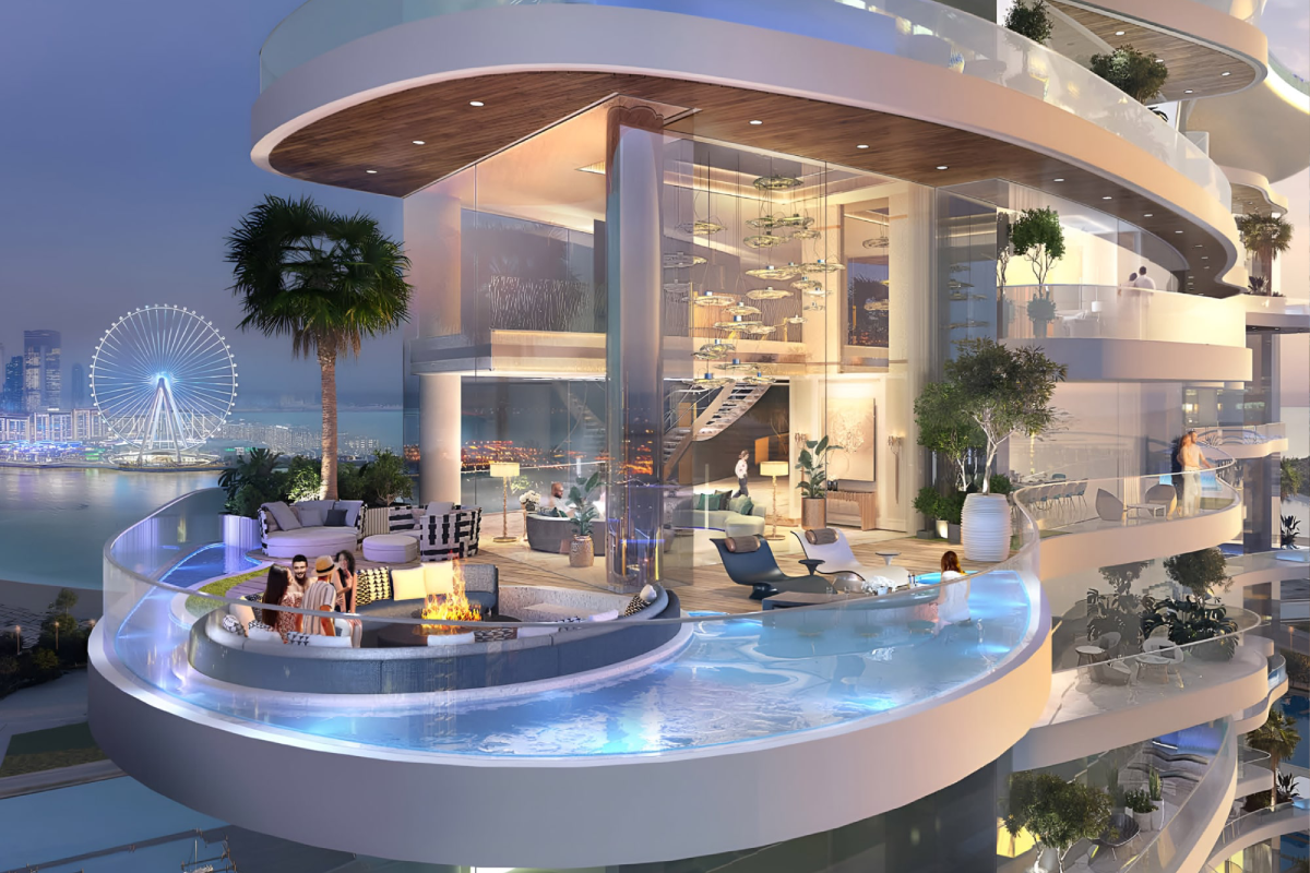 Designed by the world-famous fashion house Cavalli and offers residents a living experience that combines fashion and luxury. in Dubai Harbour