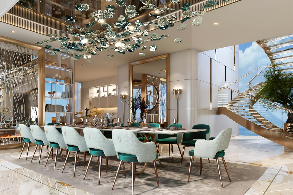 Designed by the world-famous fashion house Cavalli and offers residents a living experience that combines fashion and luxury. in Dubai Harbour